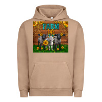 Pigment Burro Western Baby Sheeps Farm Life Garden Urban Hoodie - LillyAllenDesigns
