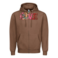 Chestnut love cupid Zipper Hoodie - RanaPortraitStore