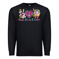 Black Peace Love Easter Premium Sweatshirt - Neo Western