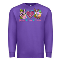 Purple Peace Love Easter Premium Sweatshirt - Neo Western