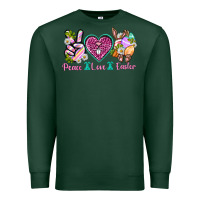 Sports Green Peace Love Easter Premium Sweatshirt - Neo Western