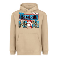 Mushroom baseball mini with leopard Heavyweight Hoodie - Zillion Design Studio