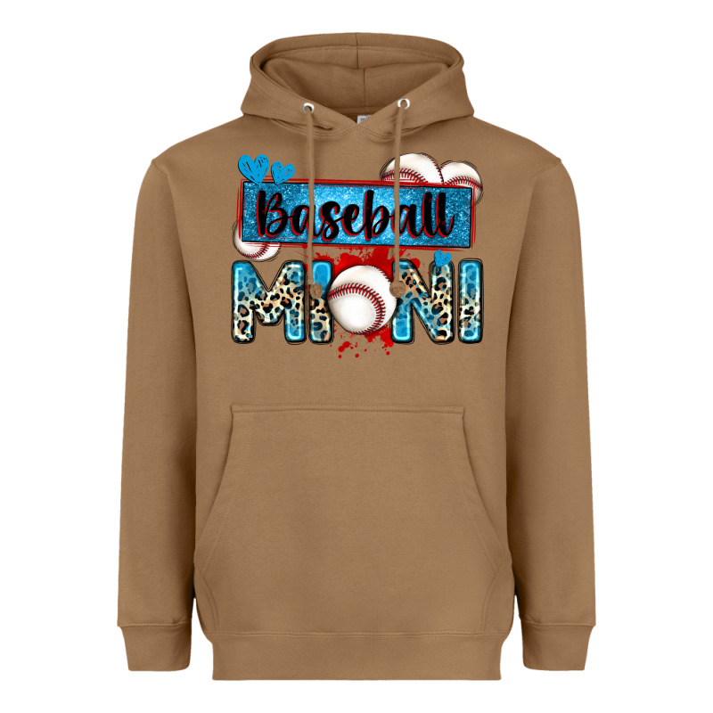 Baseball Mini With Leopard Heavyweight Hoodie by Zillion Design Studio | Teevron