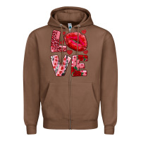 Chestnut love kiss Zipper Hoodie - RanaPortraitStore