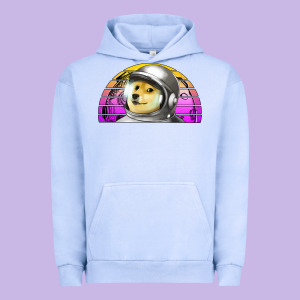 Dogecoin To The Mars Urban Hoodie Designed By Jasminsmagicworld