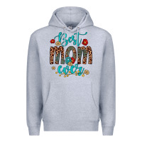 Heather Grey best mom ever Premium Hoodie - Artiststas