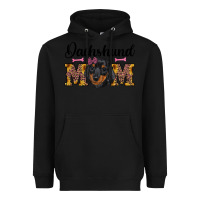 Black western dachshund mom Heavyweight Hoodie - RanaPortraitStore