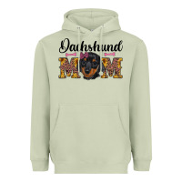 Matcha western dachshund mom Heavyweight Hoodie - RanaPortraitStore