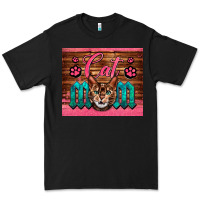 Black Western Cat Mom Premium Tee - LillyAllenDesigns