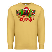 Antique Gold christmas gamma claus Premium Sweatshirt - FaDigitalArtStudio