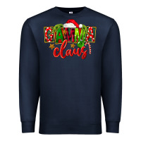 Navy christmas gamma claus Premium Sweatshirt - FaDigitalArtStudio