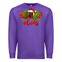 Purple christmas gamma claus Premium Sweatshirt - FaDigitalArtStudio