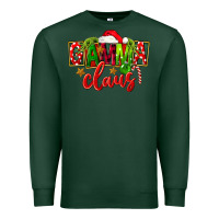 Sports Green christmas gamma claus Premium Sweatshirt - FaDigitalArtStudio