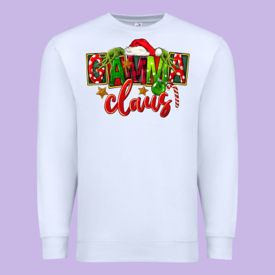 Christmas Gamma Claus Premium Sweatshirt Designed By Fadigitalartstudio