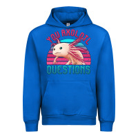 Cobalt you axolotl questions 80's retro sunset Urban Hoodie - Jasminsmagicworld