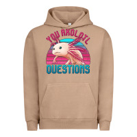 Pigment Burro you axolotl questions 80's retro sunset Urban Hoodie - Jasminsmagicworld