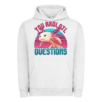 Pigment Lunar Rock you axolotl questions 80's retro sunset Urban Hoodie - Jasminsmagicworld