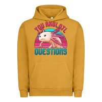 Pigment Peanut Butter you axolotl questions 80's retro sunset Urban Hoodie - Jasminsmagicworld