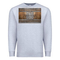 Heather Grey dad bod whiskey barrel skinny metal can holder Premium Sweatshirt - HRA Design Shop