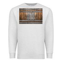 Oatmeal Heather dad bod whiskey barrel skinny metal can holder Premium Sweatshirt - HRA Design Shop