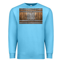 Ocean Blue dad bod whiskey barrel skinny metal can holder Premium Sweatshirt - HRA Design Shop
