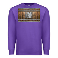 Purple dad bod whiskey barrel skinny metal can holder Premium Sweatshirt - HRA Design Shop