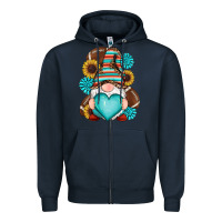 Navy western football gnomes Zipper Hoodie - RanaPortraitStore