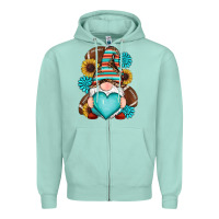 Seafoam western football gnomes Zipper Hoodie - RanaPortraitStore