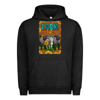 Pigment Black Western Baby Sheeps Farm Life Urban Hoodie - LillyAllenDesigns