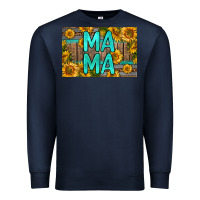 Navy mama whiskey barrel skinny metal can holder Premium Sweatshirt - HRA Design Shop