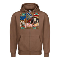 Chestnut American farm animals Zipper Hoodie - RanaPortraitStore