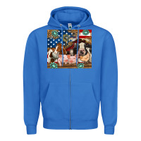 True Royal American farm animals Zipper Hoodie - RanaPortraitStore
