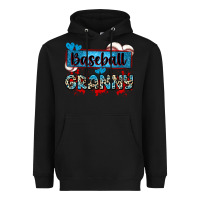 Black baseball granny with leopard Heavyweight Hoodie - Zillion Design Studio