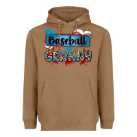 Toasted Coconut baseball granny with leopard Heavyweight Hoodie - Zillion Design Studio