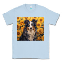 Dusty Blue australian shepherd Classic Tee - Unal Design