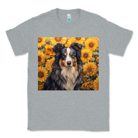Heather Grey australian shepherd Classic Tee - Unal Design
