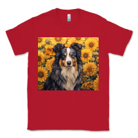 Red australian shepherd Classic Tee - Unal Design