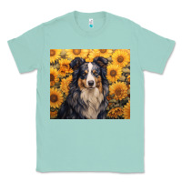 Seafoam australian shepherd Classic Tee - Unal Design