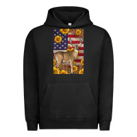 Pigment Black Western American Deer Urban Hoodie - LillyAllenDesigns