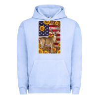 Pigment Grape Ice Western American Deer Urban Hoodie - LillyAllenDesigns