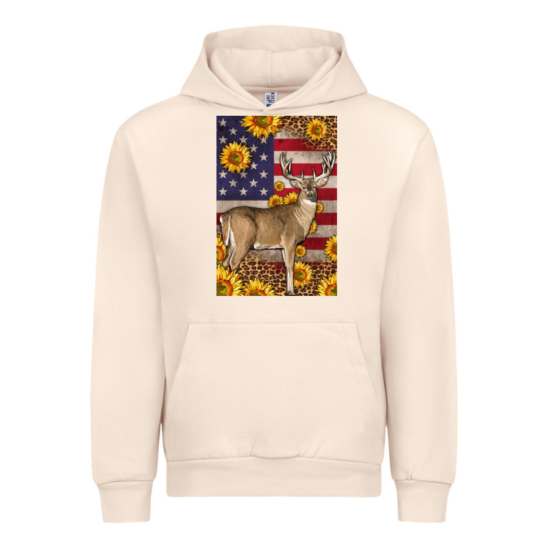 Western American Deer Urban Hoodie by LillyAllenDesigns | Teevron