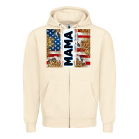 Sandshell American mama Zipper Hoodie - RanaPortraitStore