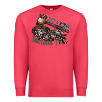 Cardinal just a woman who loves justice Premium Sweatshirt - SublimationCraftShop