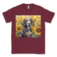 Burgundy beagle Classic Tee - Unal Design