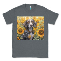 Charcoal Heather beagle Classic Tee - Unal Design