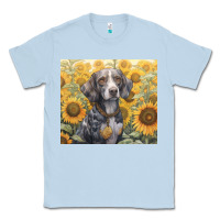 Dusty Blue beagle Classic Tee - Unal Design
