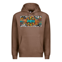 Chestnut leopard sunflower mom license plate Premium Hoodie - Artiststas