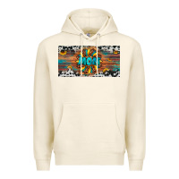 Tofu leopard sunflower mom license plate Premium Hoodie - Artiststas