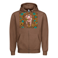 Chestnut baby pig Zipper Hoodie - RanaPortraitStore