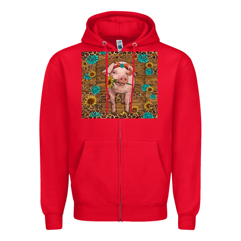 Baby Pig Zipper Hoodie by RanaPortraitStore | Teevron